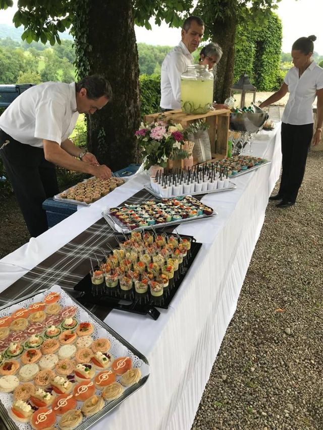 Réception et livraison avec votre traiteur